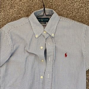 Polo button down short sleeve